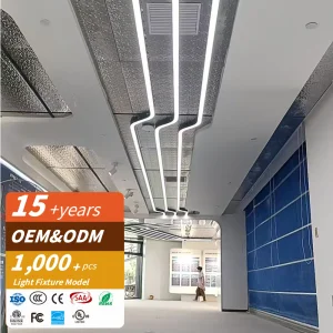 RONSE Barrina Modern High Quality Profile Round LED Hanging Linear Aluminium Profile Lights IP20 Rated 5-Year Warranty Dimmable