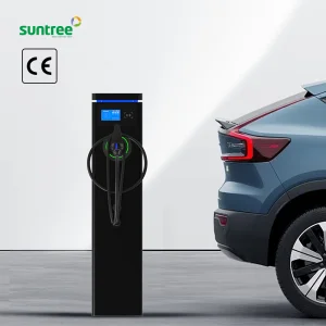 The Level 2 22kw 44kw Floor Standing Dual Port AC EV Chargers