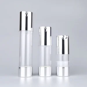 Beauty Packaging Cosmetic Plastic Packaging 30Ml 50Ml 80Ml 100Ml Empty Cosmetic Luxury Airless Pump Bottle Recyclable