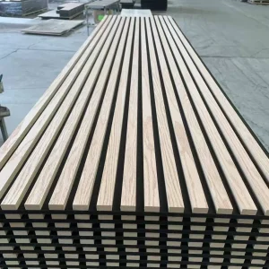 Modern Wood Slat Acoustic Panels for Stylish Soundproofing