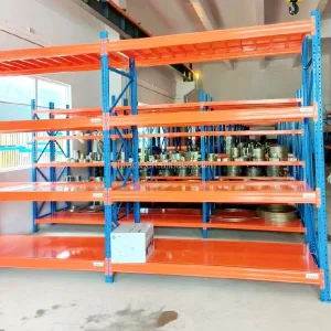 Customized Medium Duty Bolted 4 Layers Stacking Shelves for Garage Warehouse Storage Pallet Storage Rack