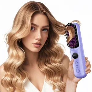Wireless USB-Powered Ceramic-Tip Straightening