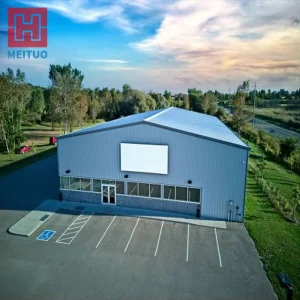 Easy Assemble Steel Structure Warehouse With Sandwich Panel Wall And Roof