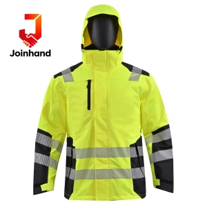 Chaqueta de seguridad de alta visibilidad para trabajo al aire libre