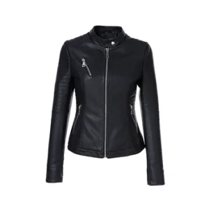 High Quality Women Genuine Leather Jacket Wholesale Custom Made Women Leather Jacket New Arrival Winter Fashion Jacket for Women