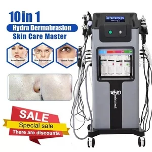 2026 New 10 in 1 Diamond Microdermabrasion Machine Small Bubble Facial Hydra Oxygen Jet Peel Hydrofacials Machine
