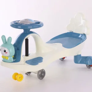 Wiggle Car Ride on Toy, Gears or Pedals Twist Outdoor Ride Ons for Kids 3 Years Blk-693