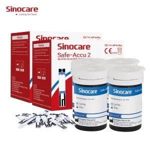Sinocare Blood Glucose Meter Blood Glucose Meter Monitoring System with Test Strips for Home Hospital