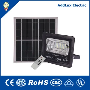 20W IP65 Solar Flood Light