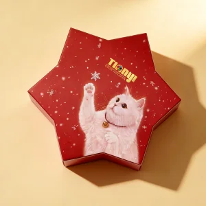 Customize Handmade High-End Eco-Friendly Rigid Boxes Recycled Materials Magnetic Closure Four-Color Printing Gold Foil Embossing