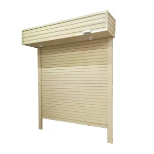 Anti-theft Industrial Electric Roller Shutter Door Color Steel Automatic Manual Drive Customizable Colors 1 Year