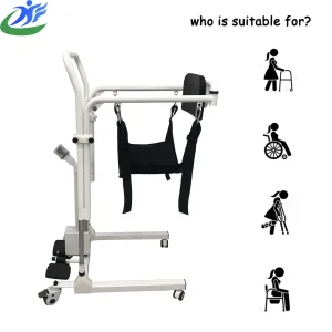 Electric Patient Lift for Elderly Care with Transfer Chair Sling