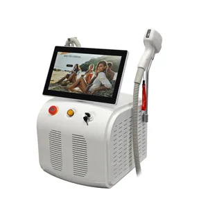 Professional 3 Wave Length Diode Laser Hair Removal Machine Desktop With Cooling System