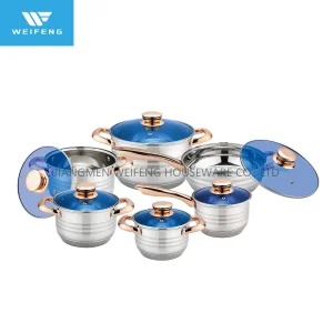 12 PCS Stainless Steel Cookware Set