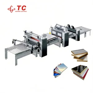 Robust Melamine Laminating System for Advanced PVC and Pet Films Lamination Machine