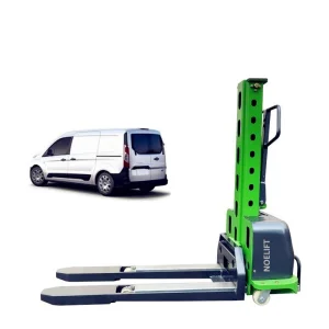 High Lift 1300mm 0.5t Noelift USA Self Loading Pallet Stacker