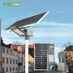 Outdoor Park Garden Lamp Integrated Solar Power LED Parking Lot Street Light
