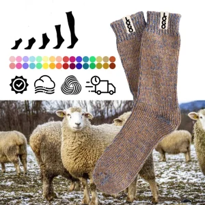 High Quality Merino Sheep Hiking Customized Wholesale Logo Winter Thick Classical Designer Personalized Wool Custom Socks