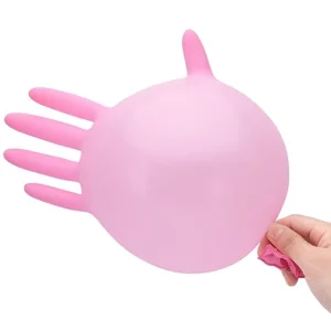 Pink Nitrile Gloves