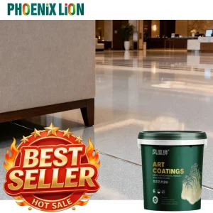 Phoenix Lion Self-Leveling Epoxy Colored Sand Floor Paint Easy-to-Apply Art Paint Coating