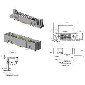 ODM Large Power + Signal Series - 2.54mm Pitch Suppliers, Exporter
