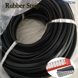 Automotive PVC U Channel Trim with Steel Strip for Door Frame Sealing
