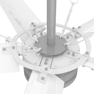Low speed high volume HVLS industrial ceiling fan