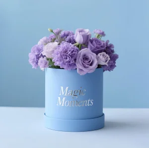 Caixa de Flores Cilíndrica Redonda