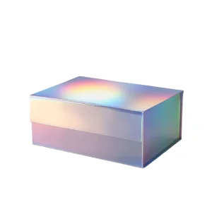 Luxurious Fancy Holographic Colored A4 Deep-size Cardboard Gift Box