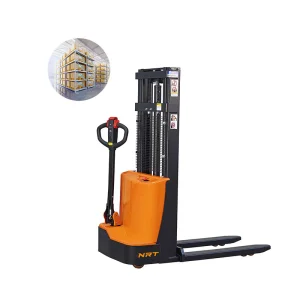 Load Capacity 1.5t Lifting Height 1600/2000/3000mm Electric Pallet Stacker Forklift