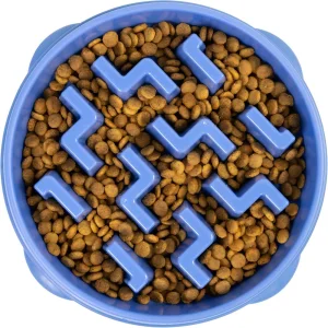 Tazón de comida para perros y gatos de silicona ecológica, tazón antideslizante para mascotas