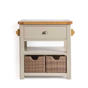 Smart Kitchen Island Oak Cabinet