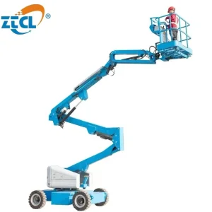 Ztcl 18m 20m 30m 38m Pick up Picker Hydraulic Diesel Power Man Articulating Telescopic Boom Lift for Lifting Huma