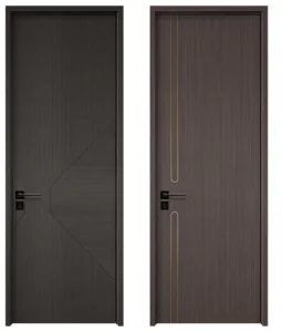 Luxury Interior High Quality Solid Wood Soundproof Door with Finished Surface and Decoration