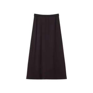 Minimalist A Shape Midi Skirt
