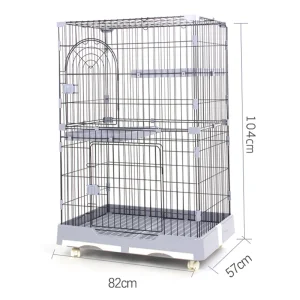 Easy Clean Cat Cage with Removable Tray