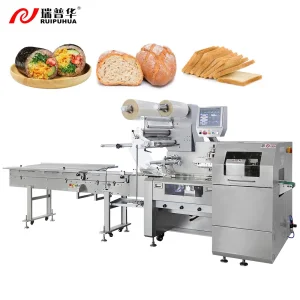 Máquina de Embalagem Automática de Fluxo Horizontal para Pão