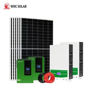 Whc 10/60/100/200kw Solar Monocrystal Power Industrial Container Renewable on/off Grid Energy Storage Photovoltaic Panel Home System