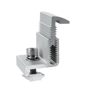 Wholesale Solar Panel Accessories Ground Mounting Structure Mounting Frame Clip Aluminum Clamp Anodized Surface Anti-Corrosion