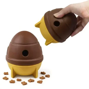 Acessórios para Animais de Estimação em Silicone de Grau Alimentício: Brinquedos Dispensadores de Comida, Seguros e Resistentes a Mordidas, Brinquedos Interativos de Alimentação Lenta Adequados para Gatos e Cães