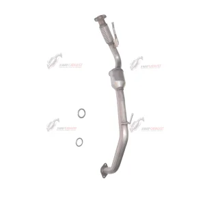 High Flow Euro6 Auto Parts Middle Part Converter Catalytic for Exhaust Catalyst for Toyota Sienna