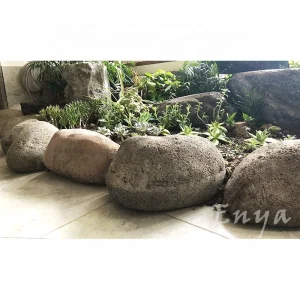 Wholesale Large Landscaping Lawn River Stone Rocks And Boulders, Garden Outdoor Ornaments Artificial Fake Landscape Rocks