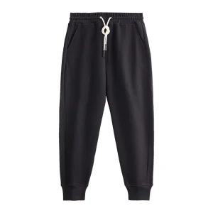 98009 New Style China Wholesale Women Tight Hemmed Waistband Drawstring Thickened Plush Sports Running Casual Jogger