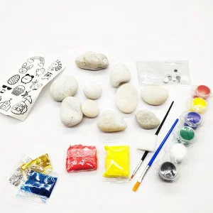 Kids DIY Box Set Craft Rocks Kit Rock Painting