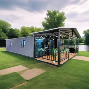 Quick Assembly 20ft Expandable Container House Temporary Classrooms for Schools Office Sandwich Steel Material for Villas Hotels