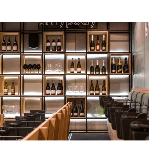 Fashion Wine Cabinet Living Room Wine Shelf Bar Furniture Wine Cabinet Display
