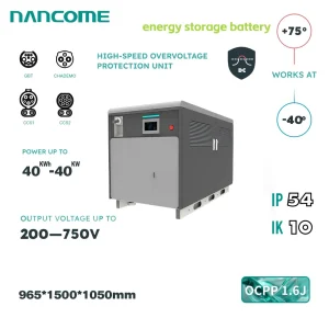 Nancome Industrial Energy Storage System for Microgrid Projects with Remote Monitoring 200kwh