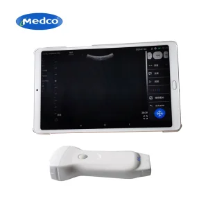 Escáner de ultrasonido Doppler color inalámbrico portátil mini de doble sonda PU80