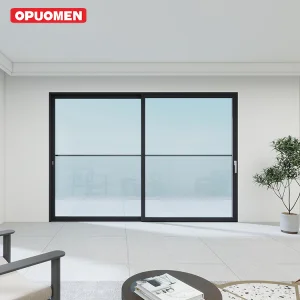 Luxury Heavy Duty Slim Frame Panoramic Large Glass Sliding Glass Aluminium Door