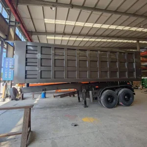 4 Axles 80t U Shape Heavy Duty Tipping